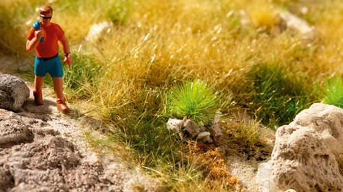 Noch 06910  - Graspollen profi, droog gras (25 st. 6 mm)