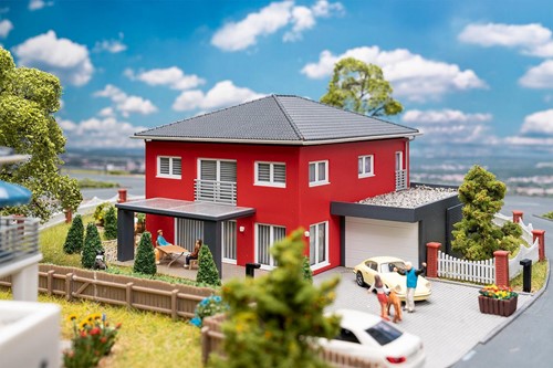 Faller 130743 H0 - WeberHaus CityLife, rood