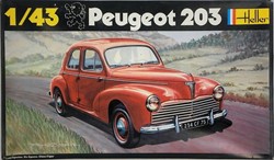 Heller 160 - Peugeot 203 1:43 (Open Verpakking)
