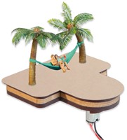 Noch 21772 H0 - Palmen met hangmat Micro-Motion-2