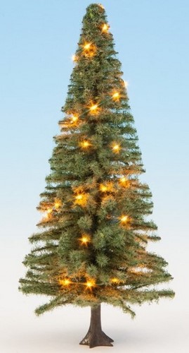 Noch 22131  - Kerstboom, verlicht