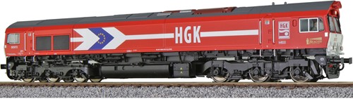 ESU 31362 H0 - Diesel Locomotief H0, C66, HGK, Sound + Rook, DC/AC