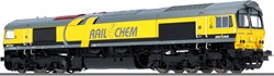 ESU 31364 H0 - Diesel Locomotief H0, C66, Rail4Chem, Sound + Rook, DC/AC