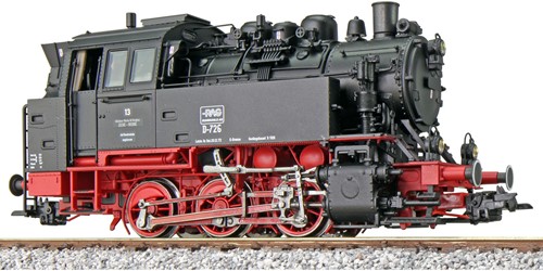 ESU 31655 H0 - Stoom Locomotief, H0, BR80, D-726 RAG, zwart, Ep IV, DC/AC