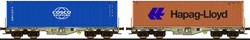 ESU 36610 H0 - Containerdraagwagen Costco + Hapag-Lloyd H0 Sgmmns D-AAEC Ep. VI DC