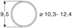 Roco 40074 H0 - Slipbanden 10Stk. 10,3 bis 12,4 (10stuks)