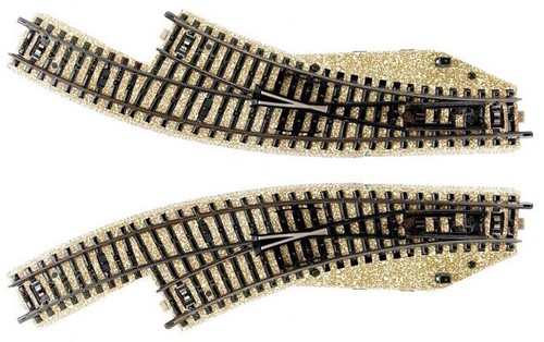 Märklin 5140 H0 - M-Rails Elektrisch Bochtwissel Links-Rechts 30graden
