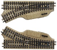 Märklin 5221/5202 H0 - M-Rails Elektrische Wisselpaar L/R 180 mm 30gr Grote Hendel