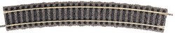 Fleischmann 6138 H0 - Gebogen rail 18° buiten diameter cirkel 1327 mm 1stuks