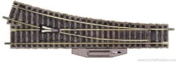 Fleischmann 6173 H0 - Wissel rechts elektrische aandrijving 18° 200 mm 1stuks