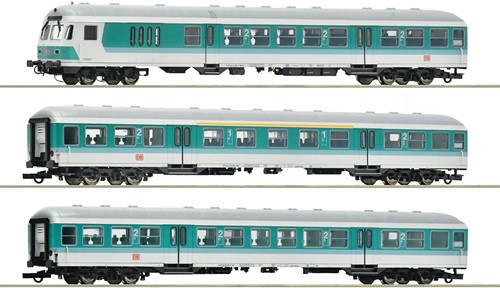Roco 6200034 H0 - 3-delige set 1: Forens Passagiersrijtuig DB AG