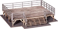 Noch 66826 H0 - Podium blaaskapel incl. figuren (Sound Szenen)-2