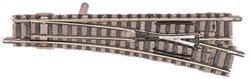 Fleischmann 9179 N - Handbediende Wissel Rechts 111mm Geleidend Puntstuk