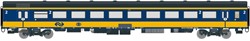 Exact-Train EX11025 H0 - NS ICRm Garnituur 2 (Amsterdam - Brussel) voor het Hsl traject ingezet Passagiersrijtuig Bpmz10 ( Kleur Geel/Blauw)