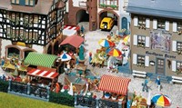 Faller 180582 H0 - Weekmarkt