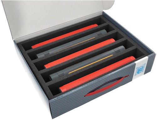Feldherr FSLB075P11 H0 - Opbergdoos - 5 sleuven voor H0-spoor verticaal-3
