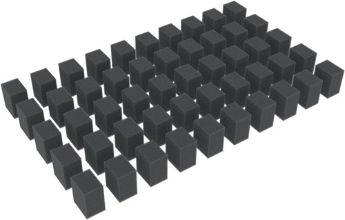Feldherr CPNP050Set 2 pièces Mousse alvéolée 500 mm x 500 mm x 50 mm Feldherr CPNP050Set 2 pièces Mousse alvéolée 500 mm x 500 mm x 50 mm
