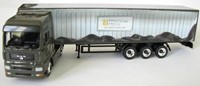 Schuco 22524 H0 - MAN Vrachtwagen met Trailer Pantene Pro-V