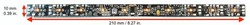 Train-O-Matic 02070317  - Shine Plus Midi Digi Warm White Digitaal DCC decoder LED 10 Lengte 210 mm Breedte 11 mm (59)
