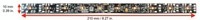 Train-O-Matic 02070319  - Shine Plus Midi Digi Yellow Digitaal DCC decoder LED 10 Lengte 210 mm Breedte 11 mm (59)