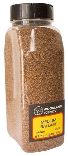 Woodland Scenics 81379 - Medium Ballast Bruin 819 cu.cm.